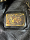 Uncle Sam Dragon Collection Leather Biker Jacket (M)