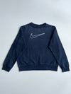 Nike Navy Embroidered Center Swoosh Sweatshirt (L)