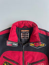 Vintage Pharta Professional DareDevil Racing Jacket Red Black Multi-Patch Daytona Champion Goodyear (M/L)