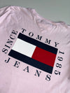 Tommy Jeans Embroidered Flag Logo T-Shirt (L)