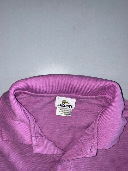Lacoste Long Sleeve Croc Polo | Lilac Purple (M)