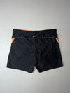 Nike Black & Orange Mesh-Lined Swim Shorts  (W:42) (L:19)