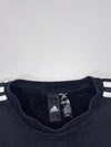 Adidas 3-Stripes Crewneck Sweatshirt – Black, (S/M)