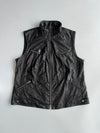 Bonita Leather Womens Moto Vest (L)
