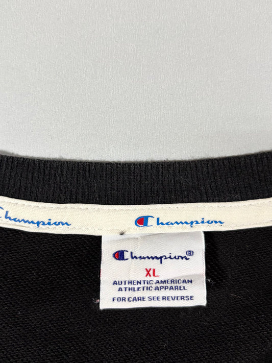 Champion Big Logo Sweatshirt – Black, (S)