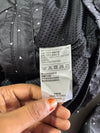 Adidas Black Triangle Print Hooded Windbreaker Jacket (S)