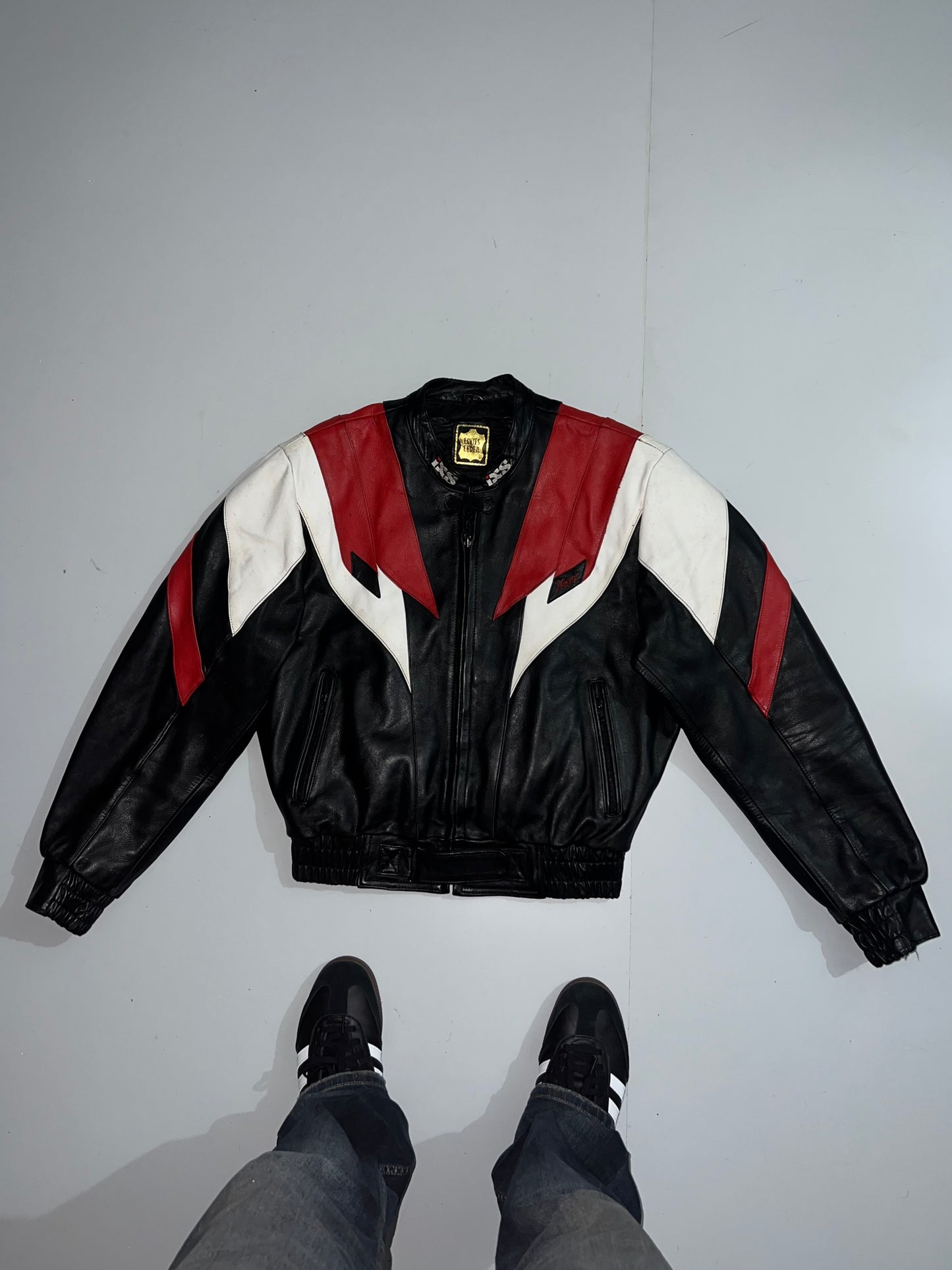 ZSuper Premium Original Leather Racing Jacket (RARE FIND) (M/L)
