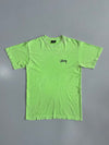 Stussy | Neon Green Spear Logo Tee | (S)