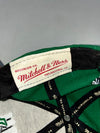 Mitchell & Ness Boston Celtics Green White Snapback (Adjustable)