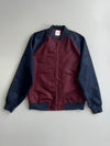Gap Original Colorblock Nylon Bomber Jacket Burgundy (L)