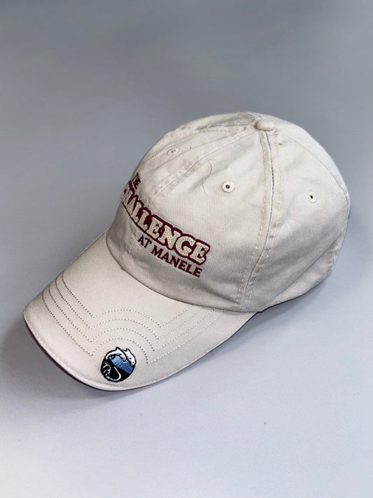 The Challenge at Manele Golf Cap Cream (Island of Lanai) (Adjustable)