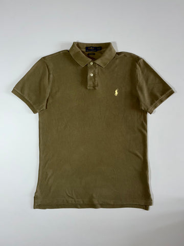 Polo Ralph Lauren Custom Slim Fit Polo Shirt – Olive Green (M)