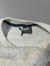 Puma White Sherpa Fleece Crewneck Sweatshirt (S)