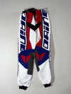 Vintage Dainese White Red Blue Motocross Racing Pants (W:26) (L:39)