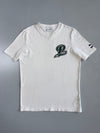 Puma | Graphic Logo Tee | Off-White/Green (L)