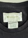 Champion Script Logo T-Shirt – Black  (2XL)