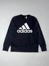 Adidas Big Logo Crewneck Sweatshirt – Black – (S/M)