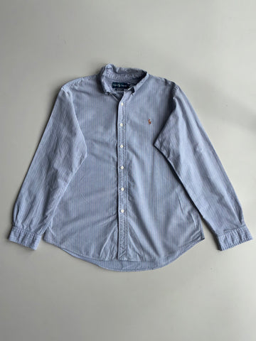 Ralph Lauren | Custom Fit Striped Shirt Blue (XL)