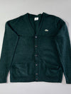 Vintage Lacoste Forest Green Wool Cardigan (M)