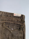 Vintage Levi’s-Style Denim Jeans | Faded Olive Brown Wash (W-36,L-48)