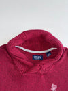 Chaps Shawl Collar Knit Sweater Maroon (L)