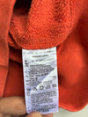 Adidas Originals Rust Orange 3-Stripe Hoodie with Embroidered Trefoil – (L)