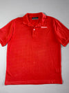 Kappa Logo Polo T-Shirt – Coral Red Pique (L)