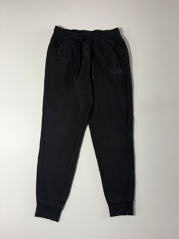 Puma Black Fleece Joggers – Tonal Logo (W:30) (L:39)