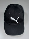 Puma Kids Cap – Black with White Logo (Adjustable)
