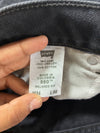 Vintage Levi’s 550 Relaxed Fit Black Denim Jeans (W:34) (L:43)