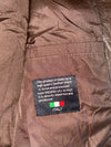 Vintage Italian Solofra Brown Leather Field Jacket women’s (XS)