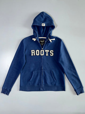 Roots Canada Navy Zip Hoodie (M/L)