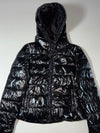 Patrizia Pepe Glossy Black Hooded Puffer Jacket Women’s (S/XS)