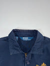 Polo Ralph Lauren Crest Harrington Embroidered Jacket Navy ,(L/XL)