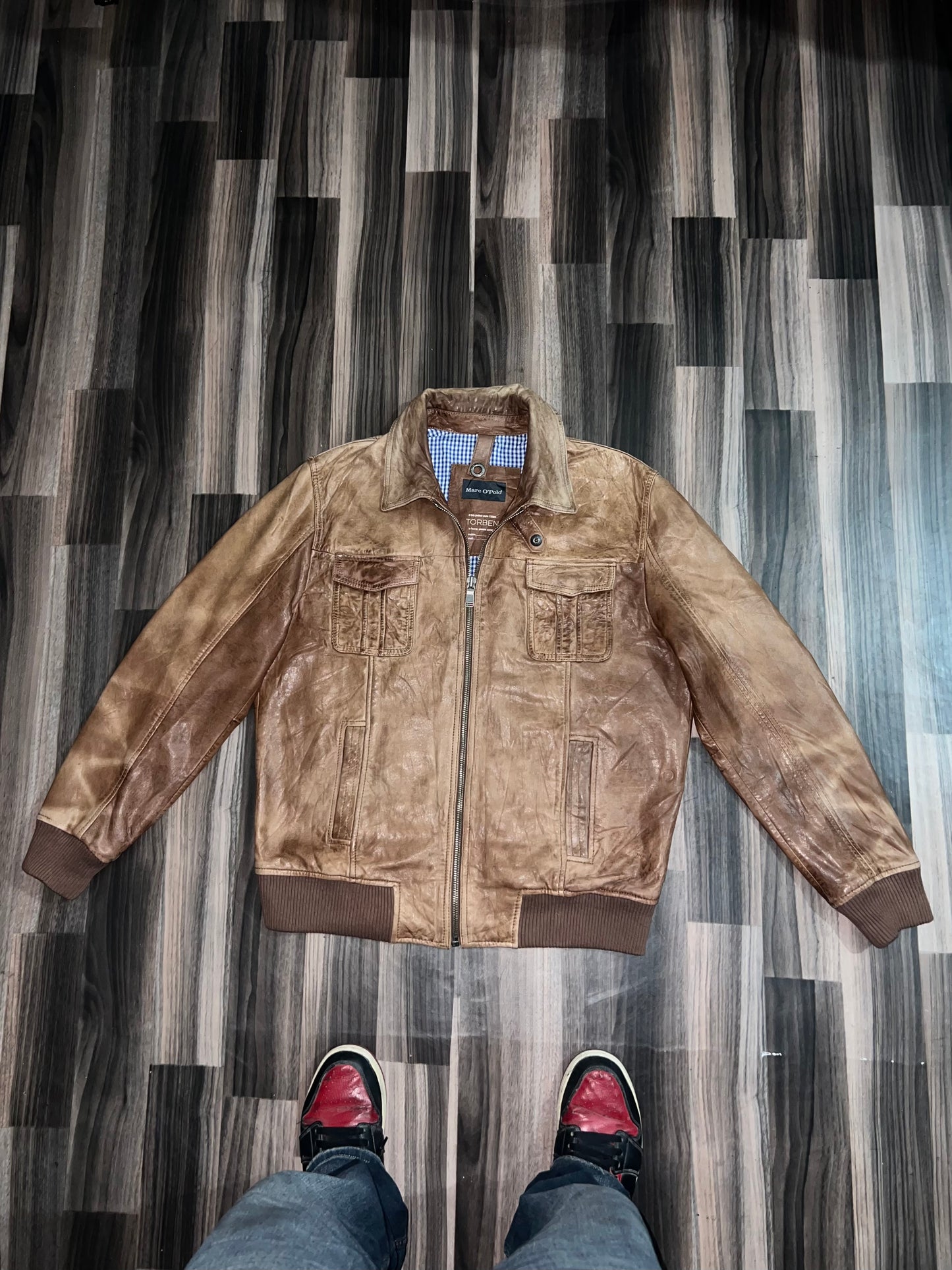 ZMARC O POLO Original Leather Jacket (XL/2XL