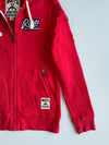 Roots Athletics Zip-Up Hoodie | Red (S)