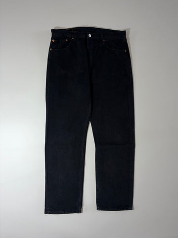 Levi’s 501 Black Denim Jeans (W:36) (L:43)