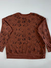 Disney x Next | Mickey Sketch All Over Print Sweatshirt Brown | (XL)