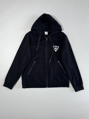 Notorious | Black Graphic Zip Hoodie | (S)