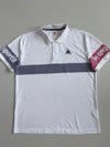 Le Coq Sportif Striped Polo (L)
