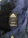 Adidas Performance Essentials Navy Track Jacket – White 3-Stripes  (M)