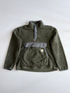 Carhartt | Sherpa Fleece Snap-Front Pullover | Olive Green (L)