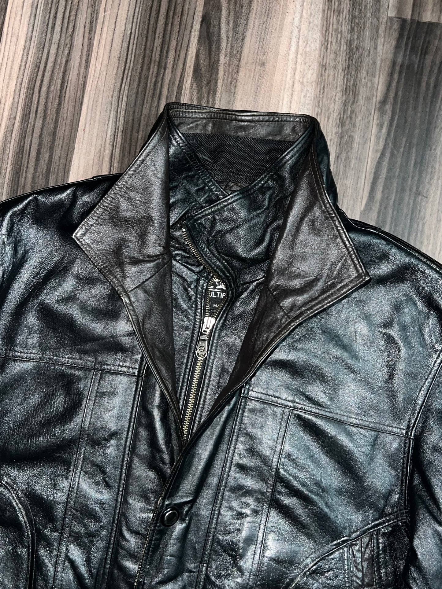 ZHAREL DAVIDSON LEATHER JACKET (RARE) (L/XL)