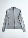 Tommy Hilfiger Grey Full-Zip Mock Neck Knit Sweater (S/M)