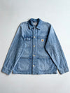 Carhartt WIP Light Wash Denim Michigan Chore Coat (XL)