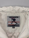Furygan Racing Textile Jacket – Cream/Off-White with Black Logo Patches, (M)