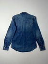 Vintage Levi's Medium Wash Western Denim Shirt (S)
