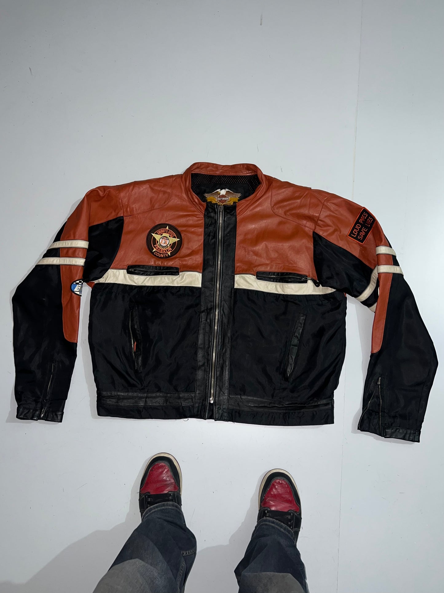 ZHARLEY DAVIDSON ORIGINAL LEATHER JACKET‼️ 2XL