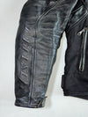 Dainese Black Leather Armoured Motorcycle Racing Jacket Padded (M)