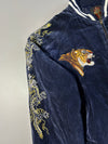 Vintage JAKE Velvet Sukajan Souvenir Jacket, Tiger & Dragon Embroidered (M/L)